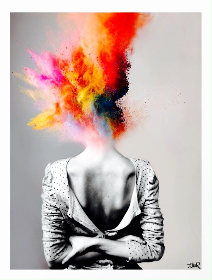 Brain Colours - Be creative - be artist be art