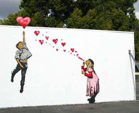 Young Love - #StreetArt - be artist be art