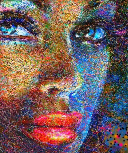 Blue Eyes Beauties - by Angela Braun - be artist be art