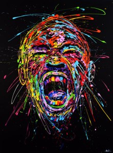 Color Explosions - by Arnaud Florentin a.k.a FLOW Painting - be artist be art magazine