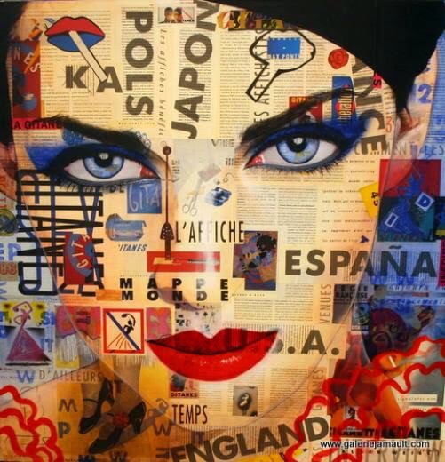 Enigmatic Eyes, 1955 - by Pauline Gagnon - be artist be art magazine