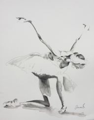 Ballerina Dreams - Watercolour Poetry by Aimee Del Valle - be artist be art magazine