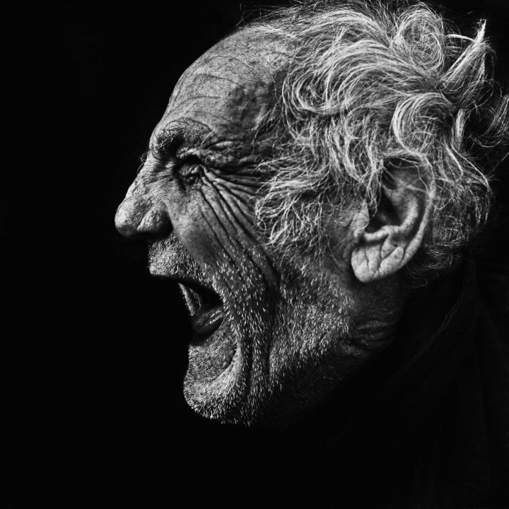 The Scream - Feelings Photography by Lee Jeffries - be artist be art magazine